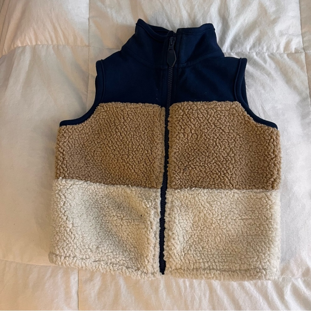 Carter's Navy Fleece Vest